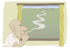 Cartoon: Heading to the cemetery (small) by Wilmarx tagged tabaco