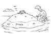 Cartoon: Ilha des... (small) by Wilmarx tagged ecology,desert,island