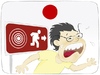 Cartoon: Japan earthquake warning... (small) by Wilmarx tagged earthquake japan radiation