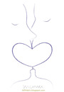 Cartoon: Kiss in the heart (small) by Wilmarx tagged love,kiss,heart
