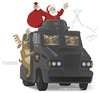 Cartoon: Santa Claus in Rio (small) by Wilmarx tagged santa claus violence drugs rio