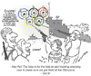 Cartoon: Tiro livre (small) by Wilmarx tagged olimpiadas,violencia