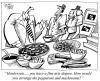 Cartoon: Fear No Art (small) by carol-simpson tagged art,pizza,education,economy