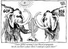 Cartoon: Mammoths (small) by carol-simpson tagged global warming mammoth republicans big oil