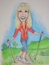 Cartoon: Anitas Geburtstag (small) by veronikake tagged walking,sport,aktiv,jung