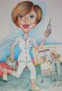 Cartoon: Krankenschwester (small) by veronikake tagged krankenschwester