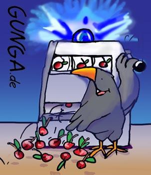 Cartoon: einarmiger Bandit (medium) by Gunga tagged einarmiger,bandit