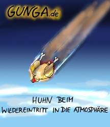 Cartoon: Hühnchen (medium) by Gunga tagged hühnchen