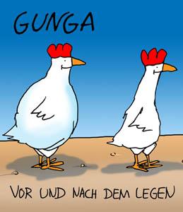 Cartoon: Huhn (medium) by Gunga tagged huhn