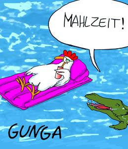 Cartoon: Mahlzeit (medium) by Gunga tagged mahlzeit