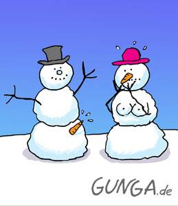 Cartoon: Schneemann (medium) by Gunga tagged schneemann