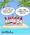 Cartoon: Insel (small) by Gunga tagged insel