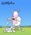 Cartoon: Rasierschaf (small) by Gunga tagged wolle