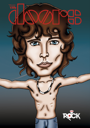 Cartoon: jim morrison (medium) by mitosdorock tagged jim,morrisson