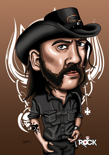 Cartoon: motorhead (medium) by mitosdorock tagged motorhead,rock