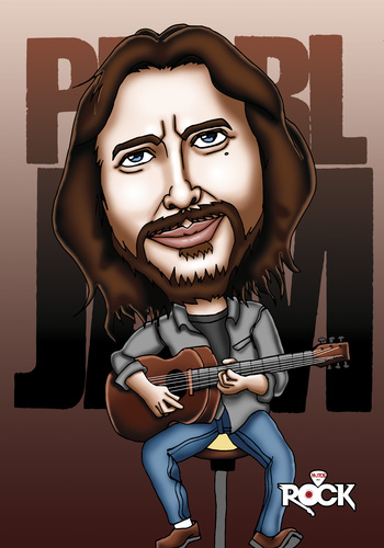 Cartoon: pearl jam (medium) by mitosdorock tagged pearl,jam