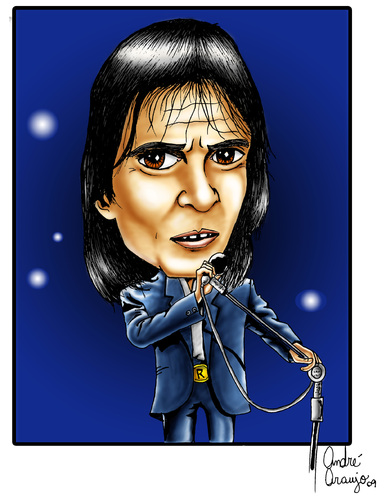 Cartoon: Roberto Carlos (medium) by mitosdorock tagged carlos,roberto