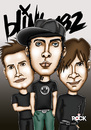 Cartoon: blink 182 (small) by mitosdorock tagged blink,182