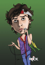 Cartoon: Cazuza (small) by mitosdorock tagged cazuza,rock