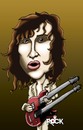 Cartoon: jimmy page (small) by mitosdorock tagged jimmy,page