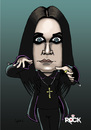 Cartoon: OZZY OSBOURNE CARICATURE (small) by mitosdorock tagged ozzy,osbourne,rock,metal