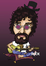 Cartoon: Raul Seixas (small) by mitosdorock tagged raul,seixas,rock