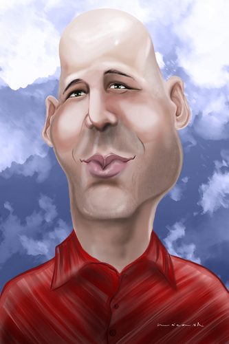Cartoon: Encomendas (medium) by Maicon SA tagged caricature,portraits,retratos