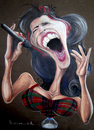 Cartoon: Amy Winehouse (small) by Maicon SA tagged caricature,portrait,crayon