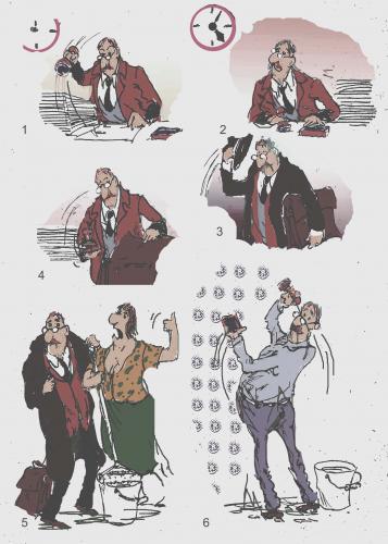 Cartoon: birocrat (medium) by Miro tagged birokrat