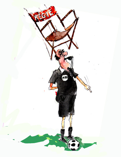 Cartoon: Brazil (medium) by Miro tagged fudbal