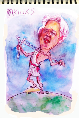 Cartoon: David (medium) by Miro tagged david