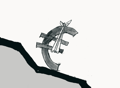 Cartoon: euro (medium) by Miro tagged free,words