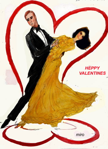 Cartoon: HEPPY VALENTINES (medium) by Miro tagged heppy