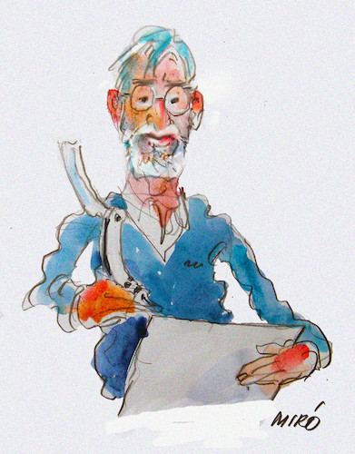 Cartoon: Maricic (medium) by Miro tagged no,text