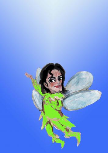 Cartoon: michael jackson (medium) by Miro tagged michael