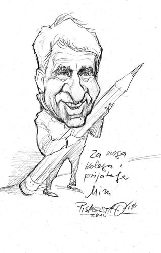 Cartoon: MIRO (medium) by Miro tagged pismerovic,petar