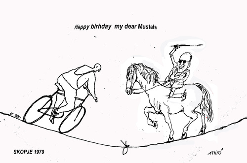 Cartoon: Mustafa  Ramazani (medium) by Miro tagged musrafa,ramazani