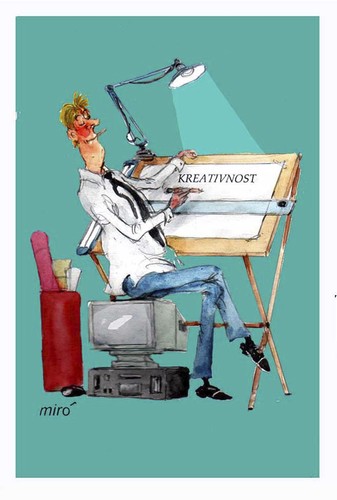 Cartoon: no comment (medium) by Miro tagged no,comment