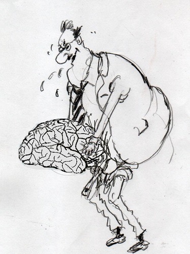 Cartoon: No comment (medium) by Miro tagged no,comment