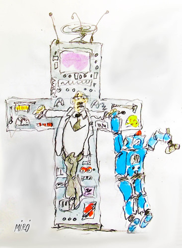 Cartoon: no text (medium) by Miro tagged no,text