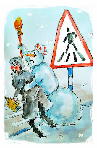 Cartoon: no text (medium) by Miro tagged no,text