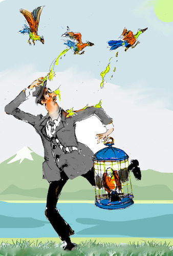 Cartoon: no text (medium) by Miro tagged no,text