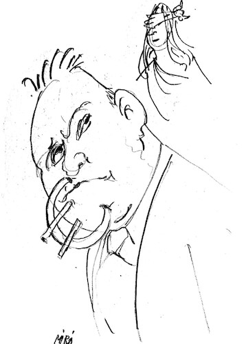 Cartoon: no text (medium) by Miro tagged no,text