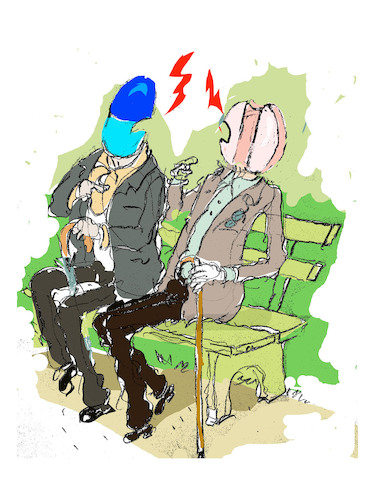 Cartoon: no text (medium) by Miro tagged no,text