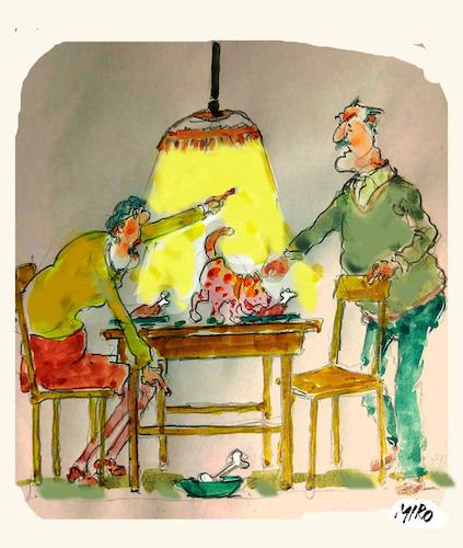 Cartoon: no text (medium) by Miro tagged no,text