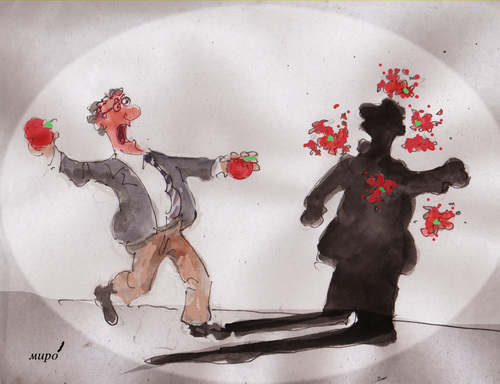 Cartoon: no title (medium) by Miro tagged no,title