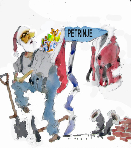 Cartoon: Petrinje (medium) by Miro tagged no,text