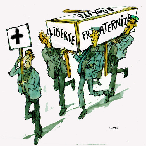 Cartoon: proleteri (medium) by Miro tagged proleteri