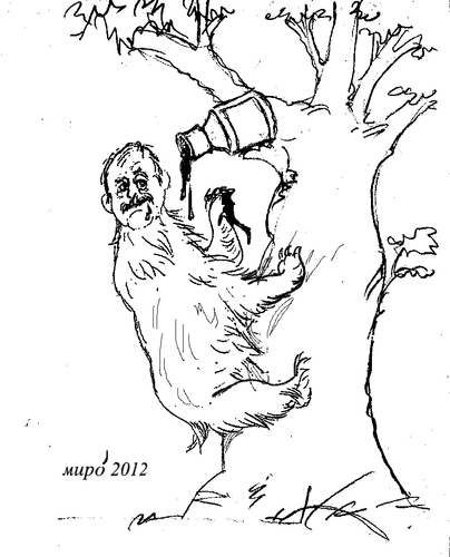 Cartoon: Valentikn Druzinin (medium) by Miro tagged druzinin