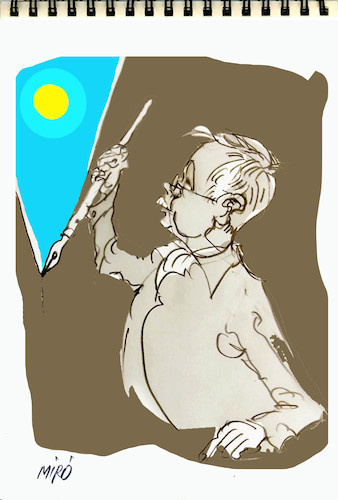 Cartoon: Valentin Druzinin (medium) by Miro tagged cartoonist